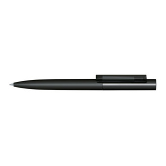 Ручка шариковая Headliner Soft Touch экопластик, черный/черный