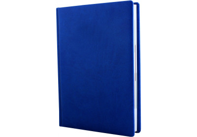 Щоденник недатований, Optima тиснення Notebook, Vivella, кремовий блок, клітинка, темно-синій, А5