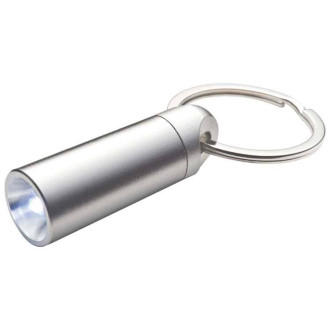Металлический мини-фонарик с кольцом для ключей