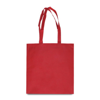 Эко-сумка красная из спанбонда