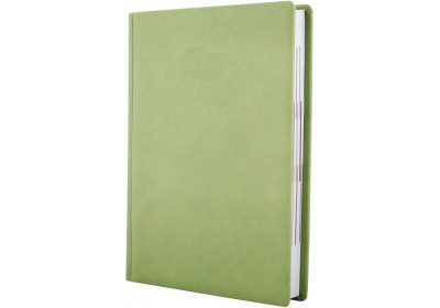 Щоденник недатований, Optima тиснення Notebook, Vivella, кремовий блок, клітинка, фісташковий, А5