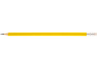 Олівець чорнографітний круглий Economix promo корпус жовтий, з гумкою