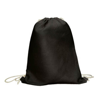 Эко-рюкзак черный (35х45 см.), 240 г/м2. ТМ "Эко-Торба"