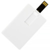 USB флеш-накопитель в виде кредитной карты, 4ГБ, белый цвет