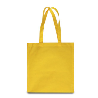 Эко-сумка желтая из спанбонда