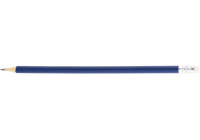 Олівець чорнографітний тригранний Economix promo корпус синій, з гумкою