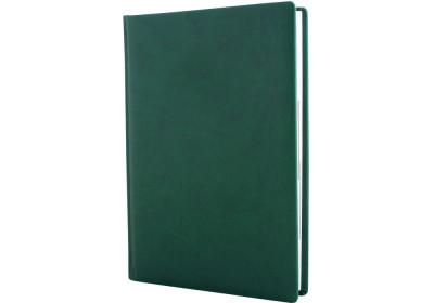 Щоденник недатований, Optima тиснення Notebook, Vivella, кремовий блок, клітинка, зелений, А5