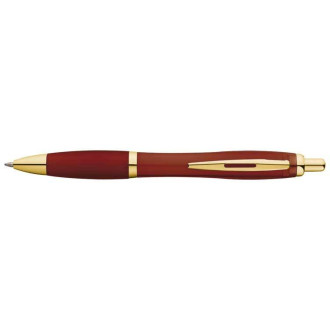 Ручка с золотистым клипом