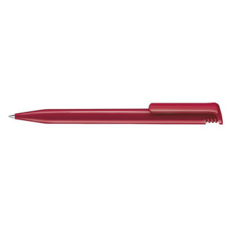 Ручка шариковая Super Hit Polished пластик темно красный 201