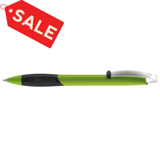 Ручка шариковая "MATRIX BASIC" черно-зеленаяя