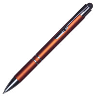 Ручка-стилус з LED пластикова поворотна