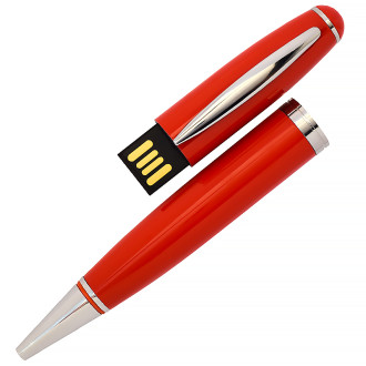 USB флеш-накопитель в виде Ручки, 32ГБ, красный цвет