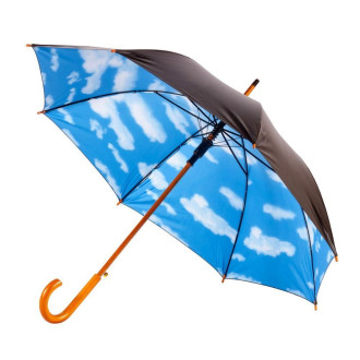 Современный зонт трость полуавтомат ТМ "Bergamo"