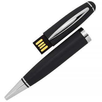 USB флеш-накопитель в виде Ручки, 4ГБ, черный цвет