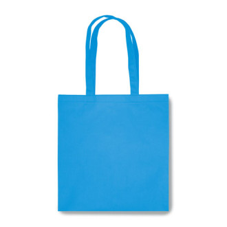 Эко-сумка голубая из спанбонда