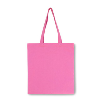 Эко-сумка розовая из хлопка (38х40 см.), 250г/м2
