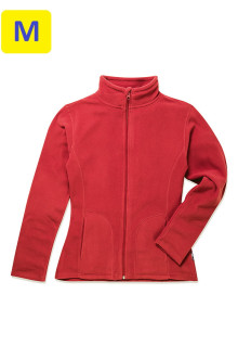 Куртка флісова жіноча ST 5100, розмір M, колір: червоний