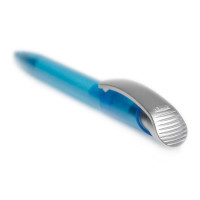 Ручка пластикова 'Clear Frozen Silver' (Ritter Pen)