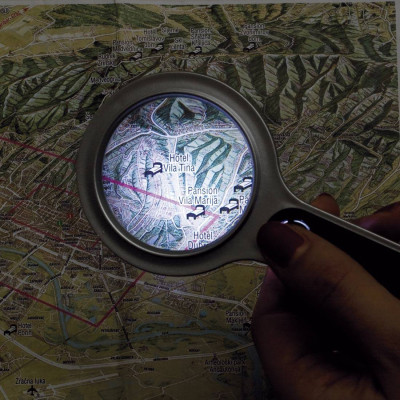 Лупа с лампочкой "Gloucester"