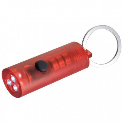 Овальный пластиковый брелок с подсветкой и резиновой кнопкой Овальный пластиковый брелок с подсветкой и резиновой кнопкой