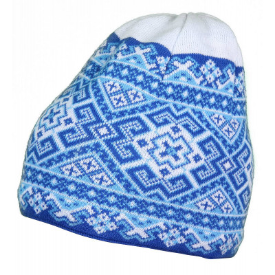 Шапка из акрила, патриотическая