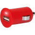 Пристрій для заряджання в авто SPOT, червоний