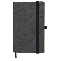 Блокнот TABBY JUSTY А5, 130х210 мм, твердая обложка, в линию, 256 страниц,  держатель для ручек, карман для визиток, резинка-фиксатор