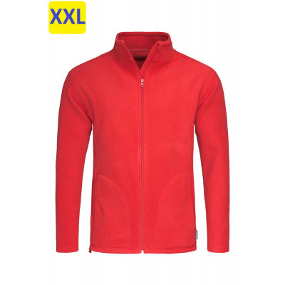 Куртка мужская флисовая ST5030 220 g/m², микрофлис, красный