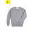 Толстовка мужская ST5620 с длинным рукавом 280 г/м2,  серая