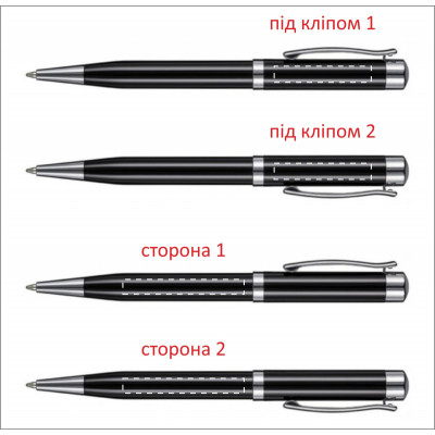 Ручка металева 'Fortuna' (Ritter Pen) в футлярі поворотна