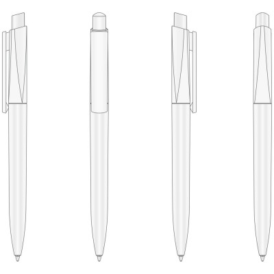 Ручка пластикова 'Crest' (Ritter Pen)