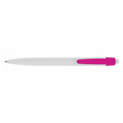 Ручка кулькова Economix promo MADRID. Корпус рожевий, пише синім