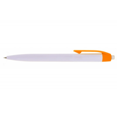 Ручка кулькова Economix promo MADRID. Корпус помаранчевий, пише синім