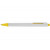Ручка кулькова Economix promo MILAN. Корпус жовтий, пише синім
