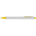 Ручка кулькова Economix promo MILAN. Корпус жовтий, пише синім
