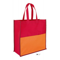 Трехцветная сумка для покупок из полиэстeра 600d SOL'S BURTON