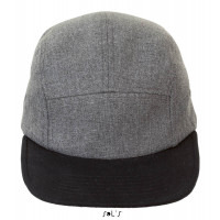 Двухцветная меланжевая бейсболка с 5 клиньями SOL'S RAMSEY