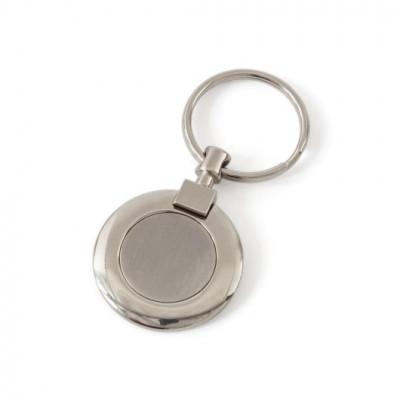 Брелок круглый D'35мм, металл
