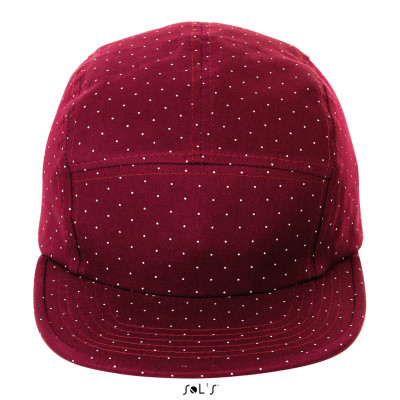 Бейсболка в горошек с 5 клиньями SOL'S TAYLOR Бейсболка в горошек с 5 клиньями SOL'S TAYLOR