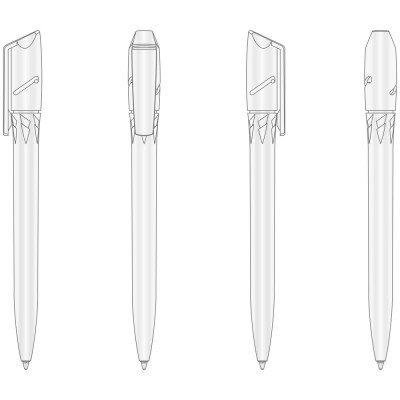 Ручка пластикова 'Twister' (Ritter Pen) поворотна