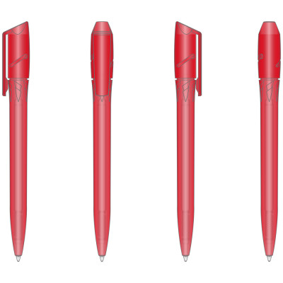 Ручка пластикова 'Twister Frozen' (Ritter Pen) поворотна