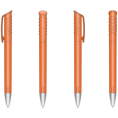 Ручка пластикова 'Top Spin Frozen' (Ritter Pen) поворотна