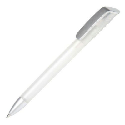 Ручка пластикова 'Top Spin Silver' (Ritter Pen) поворотна