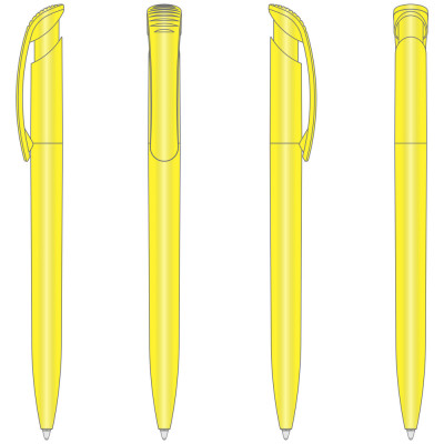 Ручка пластикова 'Clear' (Ritter Pen)