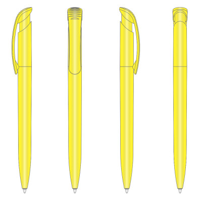 Ручка пластикова 'Clear' (Ritter Pen)