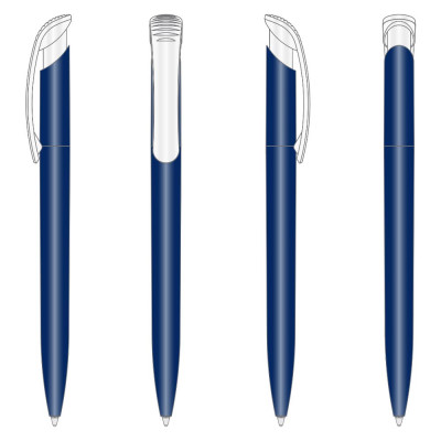 Ручка пластикова 'Clear' (Ritter Pen)