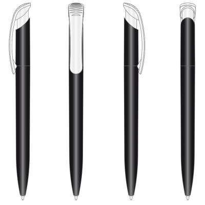 Ручка пластикова 'Clear' (Ritter Pen)