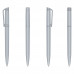 Ручка пластикова 'Flip Silver' (Ritter Pen) поворотна