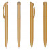 Ручка пластикова 'Clear Gold' (Ritter Pen)