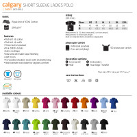 Теніска-поло 'Calgary Lady' M (Elevate)